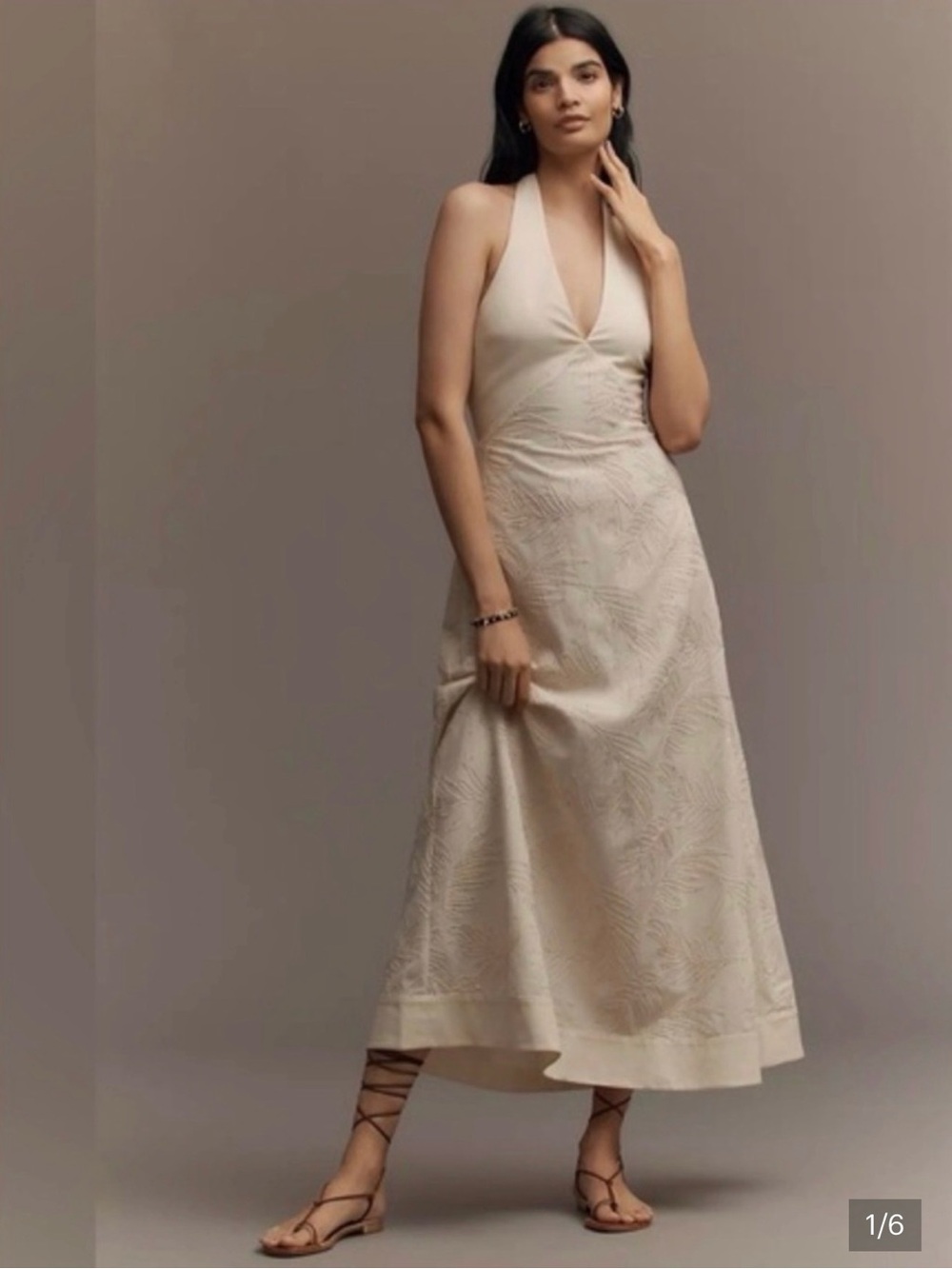 Anthropologie En Saison Ellis Halter Dress